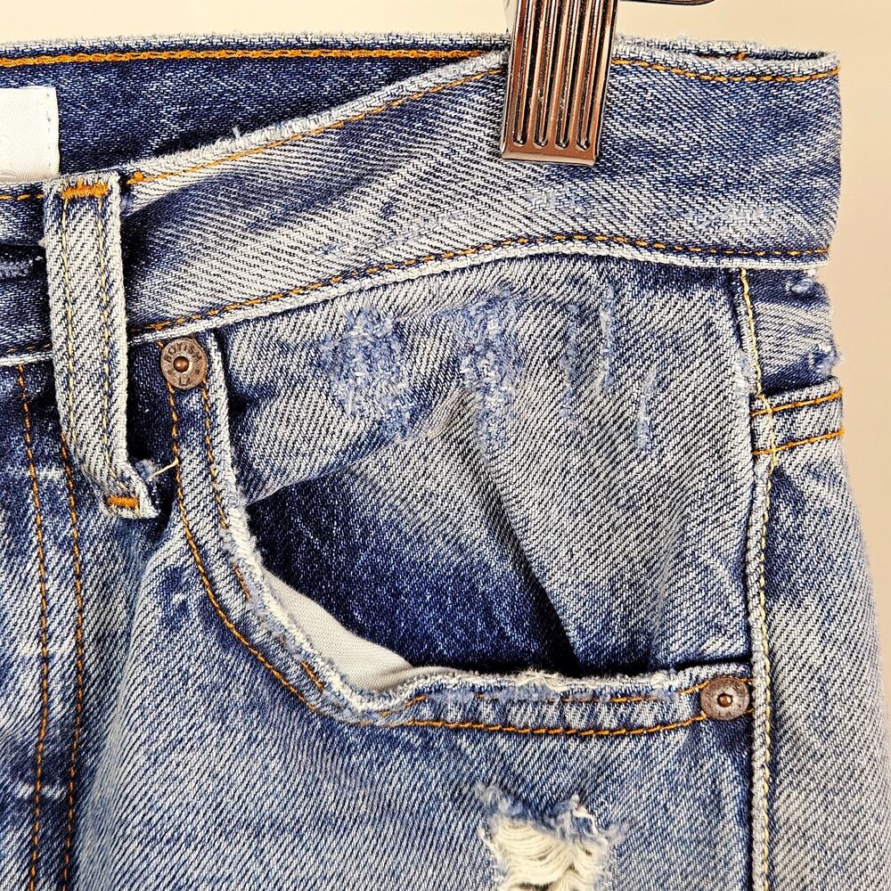 Boyish Denim Jeans Billy High Rise Waist Destroyed Distressed | Women's 25 - Picture 16 of 16